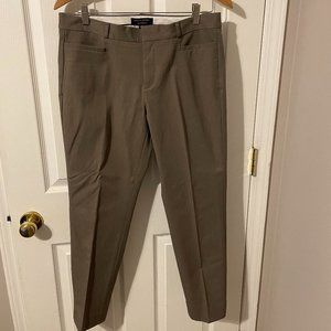 Grey Taupe Banana Republic Sloan Curvy Fit Size 10 Straight Leg Pants